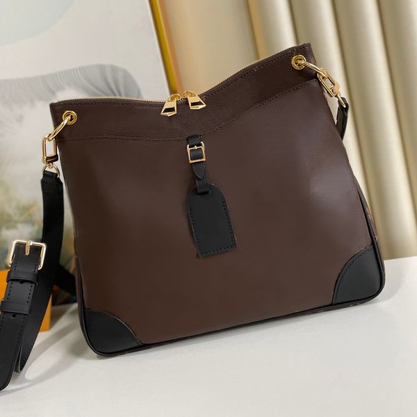brown printed shoulder messenger bag large capacity coated canvas fashion vintage men's women's handbags designer tote clutch
brown printed shoulder messenger bag large capacity coated canvas fashion vintage men's women's handbags designer tote clutch