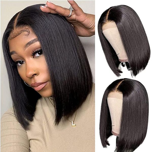 lace wigs black bob front wig 13x1x4 t part straight human hair glueless frontal short pre plucked with baby, Black;brown
lace wigs black bob front wig 13x1x4 t part straight human hair glueless frontal short pre plucked with baby, Black;brown