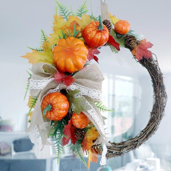 decorative flowers & wreaths autumn pumpkin pinecone leaf wreath halloween doorwear suitable for front door window fireplace wall decoration
decorative flowers & wreaths autumn pumpkin pinecone leaf wreath halloween doorwear suitable for front door window fireplace wall decoration