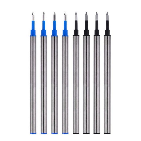 8pcs metal gel pen refill 0.7mm for roller ballpoint office signature writing handle blue black ink business ball pens
8pcs metal gel pen refill 0.7mm for roller ballpoint office signature writing handle blue black ink business ball pens