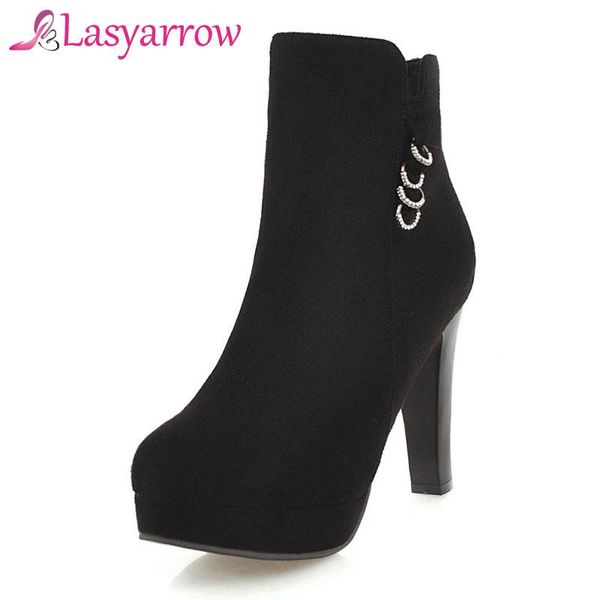boots lasyarrow round toe platform ankle for women autumn women's shoes thick high heels motorcycle short, Black
boots lasyarrow round toe platform ankle for women autumn women's shoes thick high heels motorcycle short, Black
