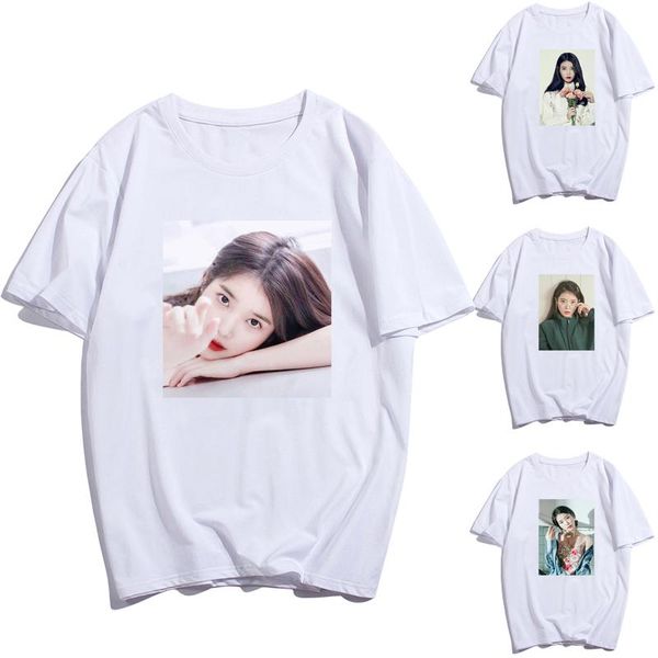 kpop idol iu women men t shirt harajuku casual tee summer round neck short sleeve t-shirts korean style couple clothes women's t-shirt, White
kpop idol iu women men t shirt harajuku casual tee summer round neck short sleeve t-shirts korean style couple clothes women's t-shirt, White