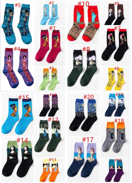 women harajuku funny socks personality art van gogh mural world famous oil painting series men socks cotton socks, Black;white
women harajuku funny socks personality art van gogh mural world famous oil painting series men socks cotton socks, Black;white