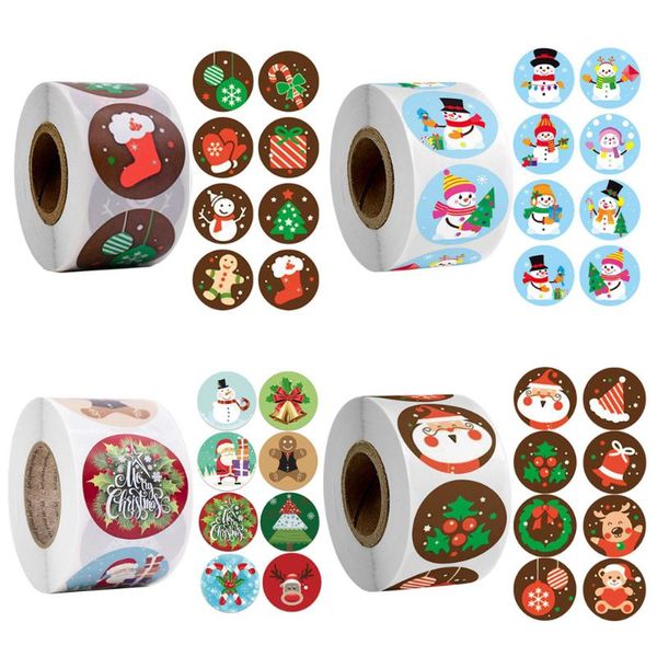 christmas decorations 500pcs/roll stickers candy bag sealing sticker set for year gift labels
christmas decorations 500pcs/roll stickers candy bag sealing sticker set for year gift labels