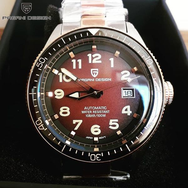 wristwatches mechanical men's watches pagani design 2021 watch mens automatic luxury waterproof wrist stainless steel sports, Slivery;brown
wristwatches mechanical men's watches pagani design 2021 watch mens automatic luxury waterproof wrist stainless steel sports, Slivery;brown