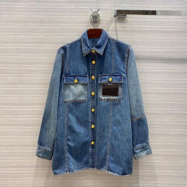 women's jackets fashion streetwear washed blue jeans jacket for women turn-down collar front pocket patchwork gold button casual loose, Black;brown
women's jackets fashion streetwear washed blue jeans jacket for women turn-down collar front pocket patchwork gold button casual loose, Black;brown