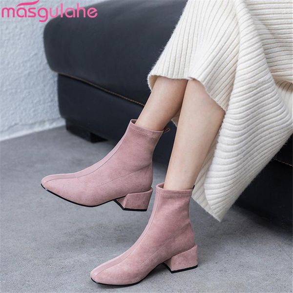 boots masgulahe 2021 arrival women ankle square heels autumn simple fashion dress party shoes woman, Black
boots masgulahe 2021 arrival women ankle square heels autumn simple fashion dress party shoes woman, Black