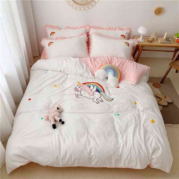 white pink unicorn bedding twin king size kids adults fleece cotton soft warm duvet cover bed sheet set pillowcases
white pink unicorn bedding twin king size kids adults fleece cotton soft warm duvet cover bed sheet set pillowcases