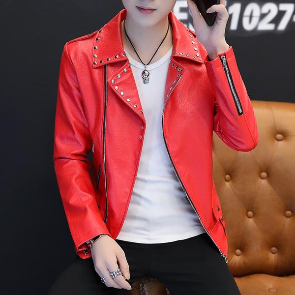 men's jackets personality short leather jacket 2021 spring and autumn tide brand handsome gown locomotive korean j, Black;brown
men's jackets personality short leather jacket 2021 spring and autumn tide brand handsome gown locomotive korean j, Black;brown