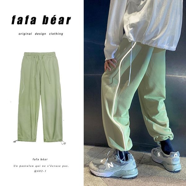 men's pants autumn reflective sweatpants fashion cotton casual joggers men streetwear wild loose straight-leg mens m-2xl jihz, Black
men's pants autumn reflective sweatpants fashion cotton casual joggers men streetwear wild loose straight-leg mens m-2xl jihz, Black
