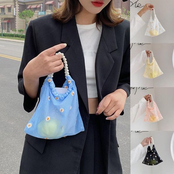 women mesh applique little daisy bags shopping bag transparent yarn cloth embroidery handbag eco purses sacs
women mesh applique little daisy bags shopping bag transparent yarn cloth embroidery handbag eco purses sacs