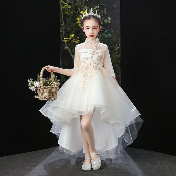 girl's dresses appliques lace wedding princess dress girl birthday outfit layered tulle flower kids party pageant christmas costume, Red;yellow
girl's dresses appliques lace wedding princess dress girl birthday outfit layered tulle flower kids party pageant christmas costume, Red;yellow