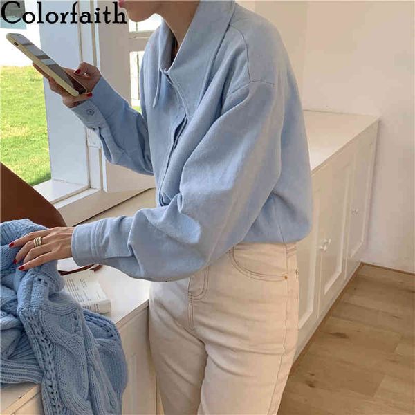 colorfaith new women autumn winter blouses shirts buttons chic vintage oversize office lady fashionable wild bl9172 210413, White
colorfaith new women autumn winter blouses shirts buttons chic vintage oversize office lady fashionable wild bl9172 210413, White