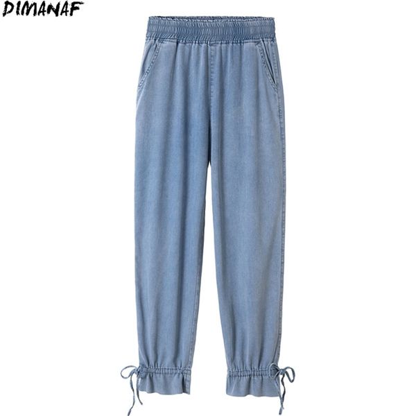 plus size women jeans elastic pants high waist denim harem female drawstring pockets blue trousers large 4xl 210531
plus size women jeans elastic pants high waist denim harem female drawstring pockets blue trousers large 4xl 210531