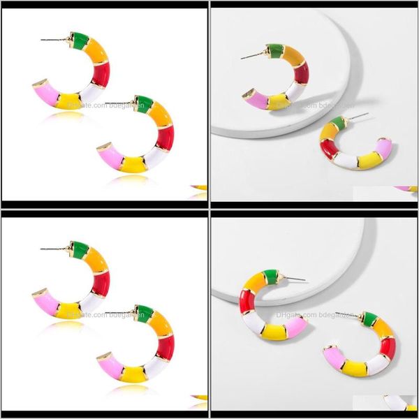earrings drop delivery 2021 boho charms women multicolor enamel metal c-shaped small trendy geometric statement stud earring girls party jew, Golden;silver
earrings drop delivery 2021 boho charms women multicolor enamel metal c-shaped small trendy geometric statement stud earring girls party jew, Golden;silver