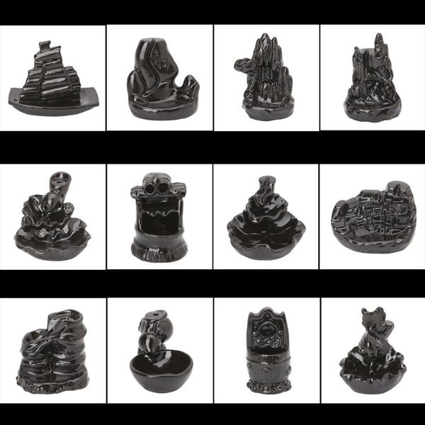 creative tower ceramic incense burner fragrance holder backflow censer 12 styles lamps
creative tower ceramic incense burner fragrance holder backflow censer 12 styles lamps