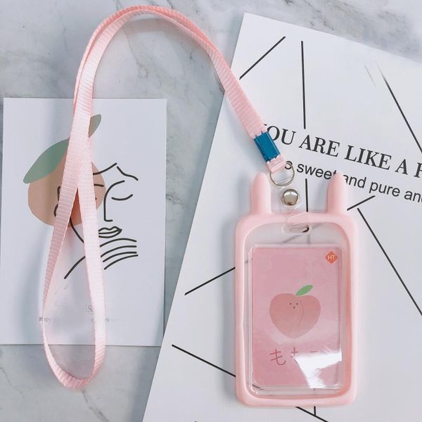 card holders cartoon silica gel cover work id badge business holder protector case student bus with lanyard, Brown;gray
card holders cartoon silica gel cover work id badge business holder protector case student bus with lanyard, Brown;gray