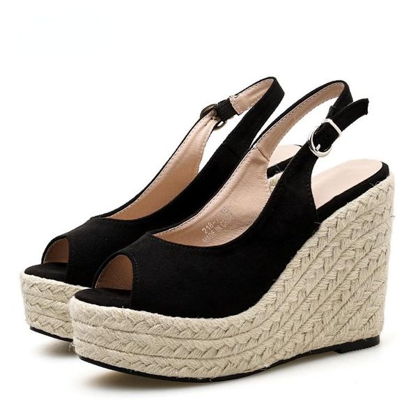 dress shoes fish mouth platform pumps women slingback heels buckle fashion straw black suede wedges comfort high quality
dress shoes fish mouth platform pumps women slingback heels buckle fashion straw black suede wedges comfort high quality