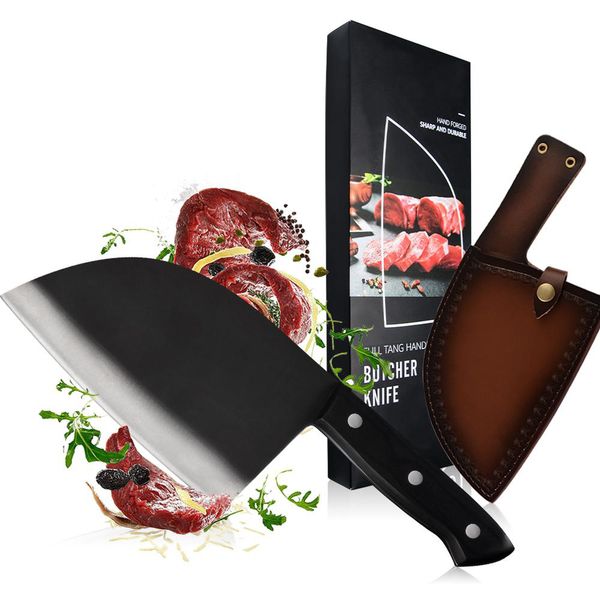 sowo chef butcher knife 7 inch fu tang meat ceaver vegetabe chopper kitchen knives serbian knife with eather sheath box
sowo chef butcher knife 7 inch fu tang meat ceaver vegetabe chopper kitchen knives serbian knife with eather sheath box