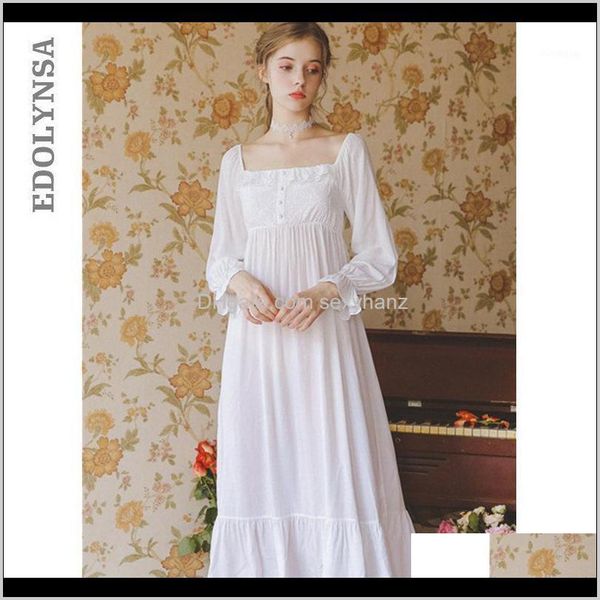 womens autumn sleepwear retro white cotton nightgown plus size women home wear night dress ladies nightwear lingerie nighty t5371 mhjb ggqwf, Black;red
womens autumn sleepwear retro white cotton nightgown plus size women home wear night dress ladies nightwear lingerie nighty t5371 mhjb ggqwf, Black;red