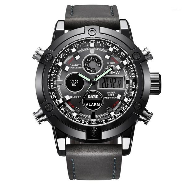 wristwatches 2021 men watches brand leather chronograph waterproof sport digital led date quartz watch for relogio masculino, Slivery;brown
wristwatches 2021 men watches brand leather chronograph waterproof sport digital led date quartz watch for relogio masculino, Slivery;brown