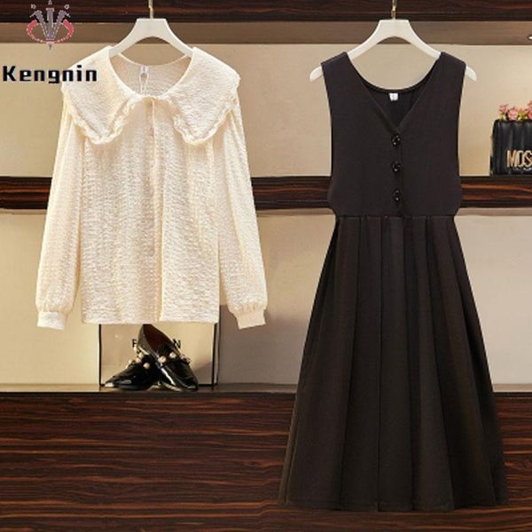 casual dresses oversized women dress sets 2021 spring summer cute two piece tank sleeveless + lace long sleeve shirts femlale ke986, Black;gray
casual dresses oversized women dress sets 2021 spring summer cute two piece tank sleeveless + lace long sleeve shirts femlale ke986, Black;gray