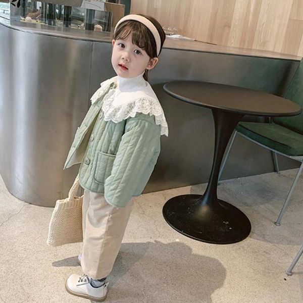 jackets spring girls stand-up collar thin coat baby kids clothes casual jacket fashon children clothing girl lace cute wool blend, Blue;gray
jackets spring girls stand-up collar thin coat baby kids clothes casual jacket fashon children clothing girl lace cute wool blend, Blue;gray