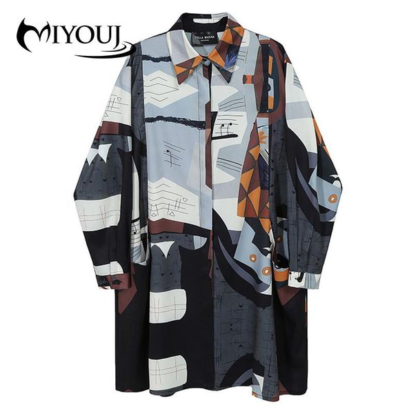 casual dresses miyouj geometric pattern printed dress blouses 2021 autumn loose women's clothing boyfriend style women shirts, Black;gray
casual dresses miyouj geometric pattern printed dress blouses 2021 autumn loose women's clothing boyfriend style women shirts, Black;gray