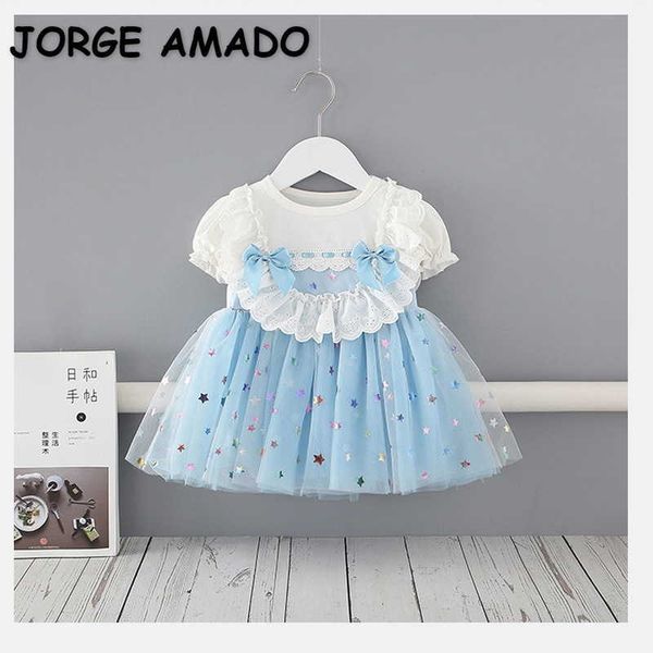 summer kids girls dress lace bow starry sky princess dresses cute style children clothes e9209 210610, Red;yellow
summer kids girls dress lace bow starry sky princess dresses cute style children clothes e9209 210610, Red;yellow