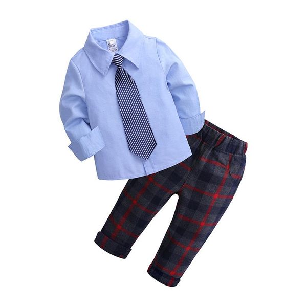 clothing sets 2pcs gentleman bow necktie shirt kids long sleeve plaid pants boys clothes casual formal wear party costume suit, White
clothing sets 2pcs gentleman bow necktie shirt kids long sleeve plaid pants boys clothes casual formal wear party costume suit, White