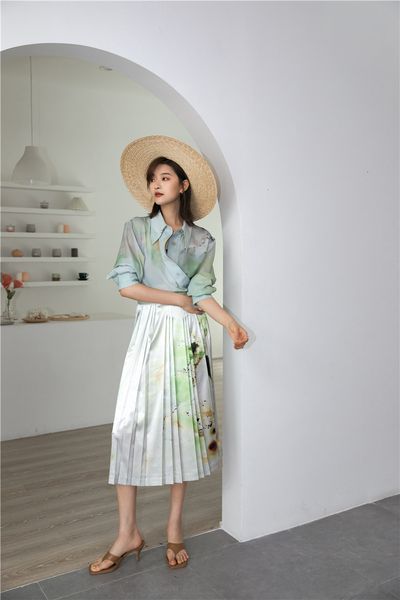 Skirts Paint-splashing Lotus High Waist Summer Glitter Satin Midi Pleated Women White Aesthetic Skirt Fashion 5Q6R, Black
Skirts Paint-splashing Lotus High Waist Summer Glitter Satin Midi Pleated Women White Aesthetic Skirt Fashion 5Q6R, Black