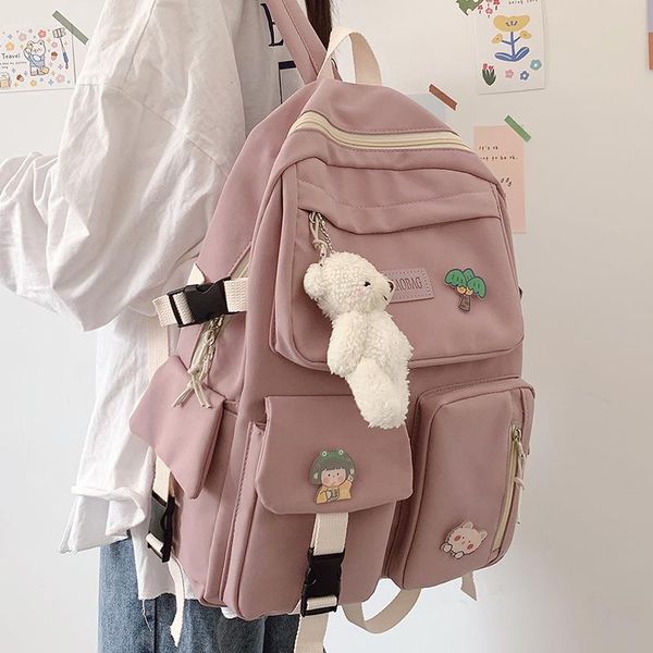 backpack taoxiaolu fashion women black nylon mochila bookbag for teenage kawaii waterproof girl school bag trendy rucksack
backpack taoxiaolu fashion women black nylon mochila bookbag for teenage kawaii waterproof girl school bag trendy rucksack