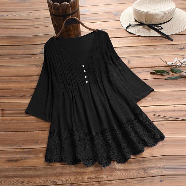 women's blouses & shirts women lace blouse patchwork vintage half sleeve shirt cotton linen blusas loose solid tunic button plus size, White
women's blouses & shirts women lace blouse patchwork vintage half sleeve shirt cotton linen blusas loose solid tunic button plus size, White