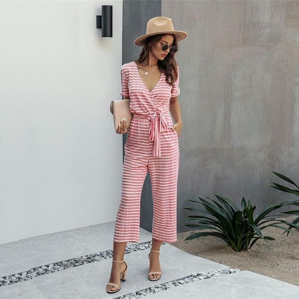 women's jumpsuits & rompers jumpsuit women clubwear v-neck playsuit short sleeve loose striped romper long female summer dropship d30, Black;white
women's jumpsuits & rompers jumpsuit women clubwear v-neck playsuit short sleeve loose striped romper long female summer dropship d30, Black;white