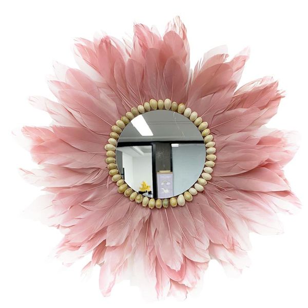 mirrors handmade macrame feather glass wall mirror hanging dressing makeup for bathroom living room bedroom home art decor
mirrors handmade macrame feather glass wall mirror hanging dressing makeup for bathroom living room bedroom home art decor