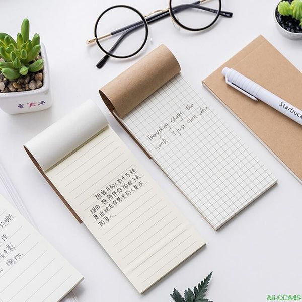 vintage kraft paper notebook blank grid todo notepad diary journal traveler's refill planner filler notepads, Purple;pink
vintage kraft paper notebook blank grid todo notepad diary journal traveler's refill planner filler notepads, Purple;pink