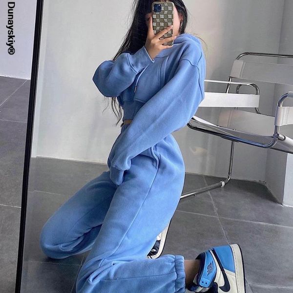 women's two piece pants 2021 loose short sportswear sweatershirt+casual wide-leg trousers plus velvet thickening two-piece suit women, White
women's two piece pants 2021 loose short sportswear sweatershirt+casual wide-leg trousers plus velvet thickening two-piece suit women, White