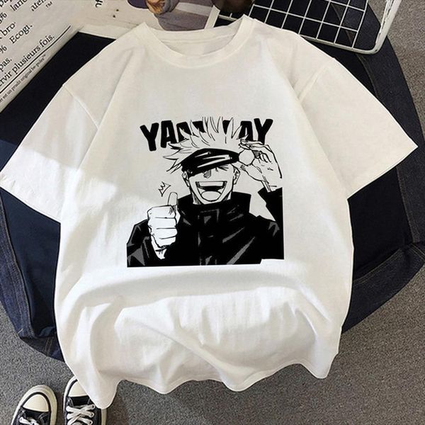 jujutsu kaisen japanese anime men womens t shirts kawaii summer yuji itadori graphic tees ulzzang loose cartoon unisex, White
jujutsu kaisen japanese anime men womens t shirts kawaii summer yuji itadori graphic tees ulzzang loose cartoon unisex, White