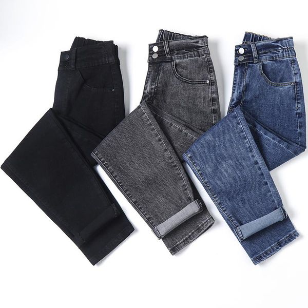 women's jeans casual loose women clothing plus size fashion double button high waist comfortable boyfriend style denim pants 5xl, Blue
women's jeans casual loose women clothing plus size fashion double button high waist comfortable boyfriend style denim pants 5xl, Blue