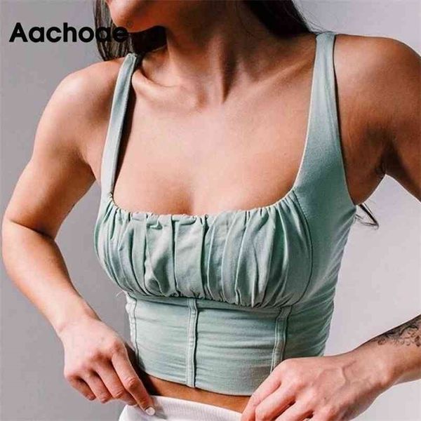 aachoae summer tank women chic sleeveless backless beach s solid color square collar club wear crop 210705, White
aachoae summer tank women chic sleeveless backless beach s solid color square collar club wear crop 210705, White