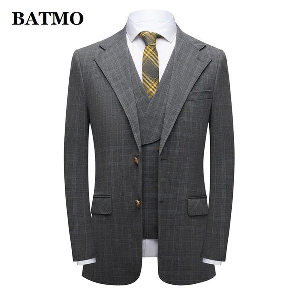 men's suits & blazers batmo 2021 arrival casual plaid men,male grey suits,wedding dress,plus-size 3630, White;black
men's suits & blazers batmo 2021 arrival casual plaid men,male grey suits,wedding dress,plus-size 3630, White;black