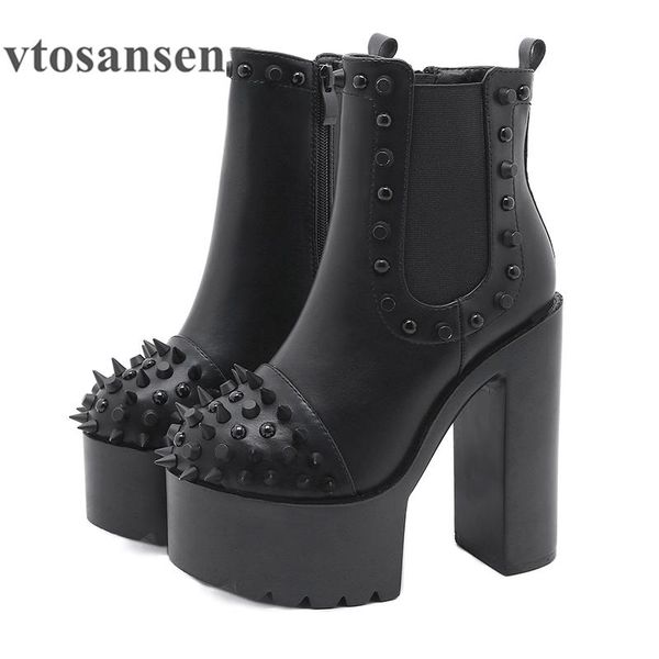 boots sho autumn winter women motorcycle gothic punk style ladies short 14cm thick high heeled female shoes black
boots sho autumn winter women motorcycle gothic punk style ladies short 14cm thick high heeled female shoes black