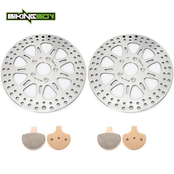 motorcycle brakes bikingboy front brake disks discs rotors pads flhtc electra glide classic fxrt sport fxrs low rider fxd fxr super
motorcycle brakes bikingboy front brake disks discs rotors pads flhtc electra glide classic fxrt sport fxrs low rider fxd fxr super