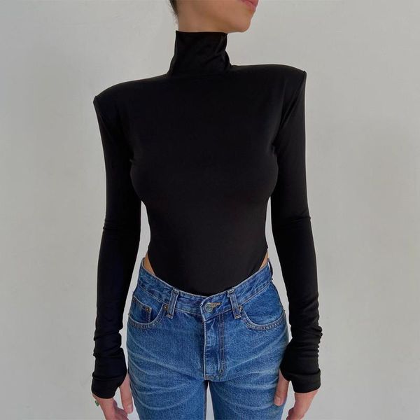 body mechanics clothing xingqing women solid color romper autumn and winter adults backless long sleeve high collar playsuit overalls for, Black
body mechanics clothing xingqing women solid color romper autumn and winter adults backless long sleeve high collar playsuit overalls for, Black