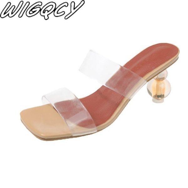 slippers 2021 summer square toe ladies pvc transparent crystal strange style clear heel women leopard slides shoes, Black
slippers 2021 summer square toe ladies pvc transparent crystal strange style clear heel women leopard slides shoes, Black