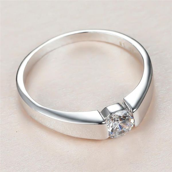 wedding rings luxury male female white crystal stone ring charm silver color for women men trendy round zircon engagement, Slivery;golden
wedding rings luxury male female white crystal stone ring charm silver color for women men trendy round zircon engagement, Slivery;golden