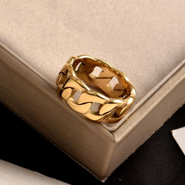 wedding rings stainless steel temperament contracted chain cold wind ring female fashion personality hollow-out vintage tide, Slivery;golden
wedding rings stainless steel temperament contracted chain cold wind ring female fashion personality hollow-out vintage tide, Slivery;golden