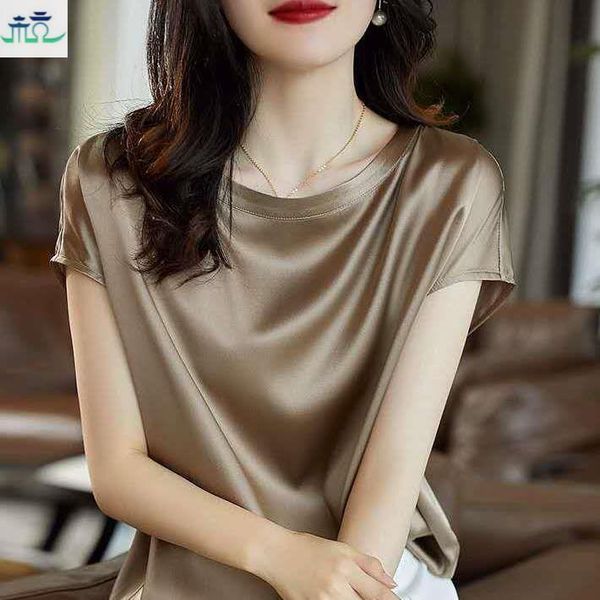 women's blouses & shirts women blouse shirt 2021 summer round neck short sleeves shoulder blusas ropa de mujer, White
women's blouses & shirts women blouse shirt 2021 summer round neck short sleeves shoulder blusas ropa de mujer, White
