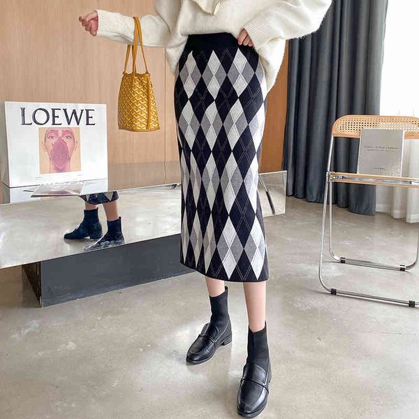 skirts autumn and winter knitted female skirt straight grid diamond high waist a step without hip fork tr66, Black
skirts autumn and winter knitted female skirt straight grid diamond high waist a step without hip fork tr66, Black