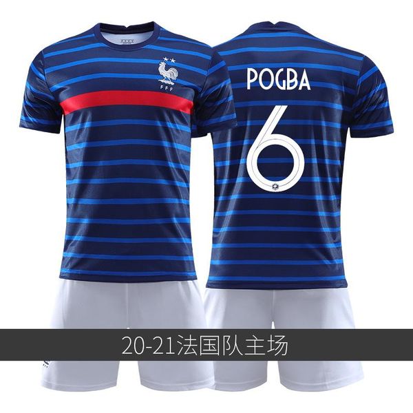 men's t-shirts 20-21 france suit set male and female star match training kit, White;black
men's t-shirts 20-21 france suit set male and female star match training kit, White;black